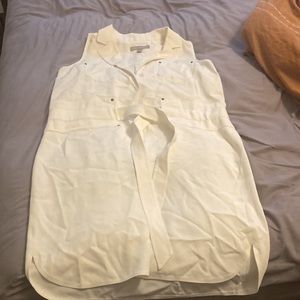 White banana republic dress